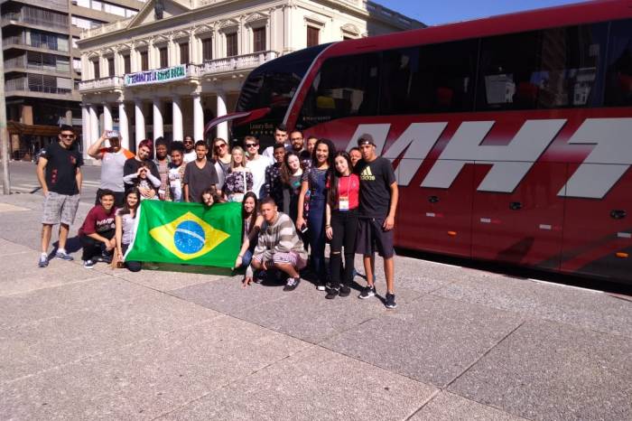 Atletas participaram do Grand Premio Charrua de Taekwondo em Montevidéu
