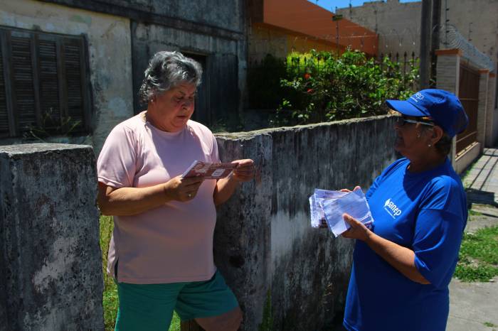 Distribuição começa pelo Centro e Balsa. A expectativa é que o trabalho seja concluído até o dia 12 de dezembro