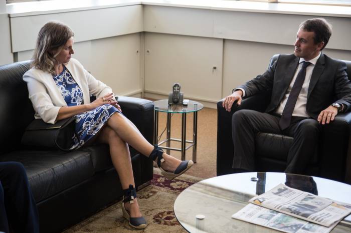 Prefeita se reuniu com o procurador-geral de Justiça do Rio Grande do Sul, Fabiano Dallazen