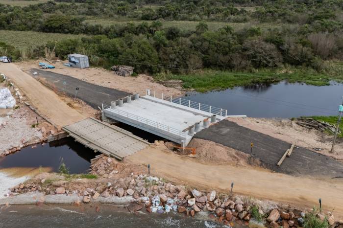 Ponte de concreto da Z3 será liberada em uma pista