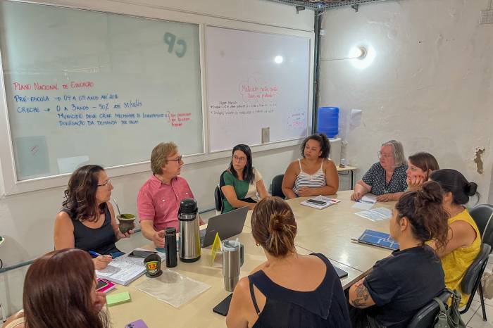 Na reunião, foi alinhado o diálogo entre SME e representantes da Prefeitura para demandas relacionadas à rede municipal de ensino