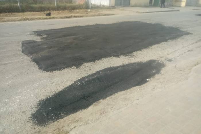 Equipes realizam consertos para eliminar buracos em toda a extensão da pavimentação asfáltica