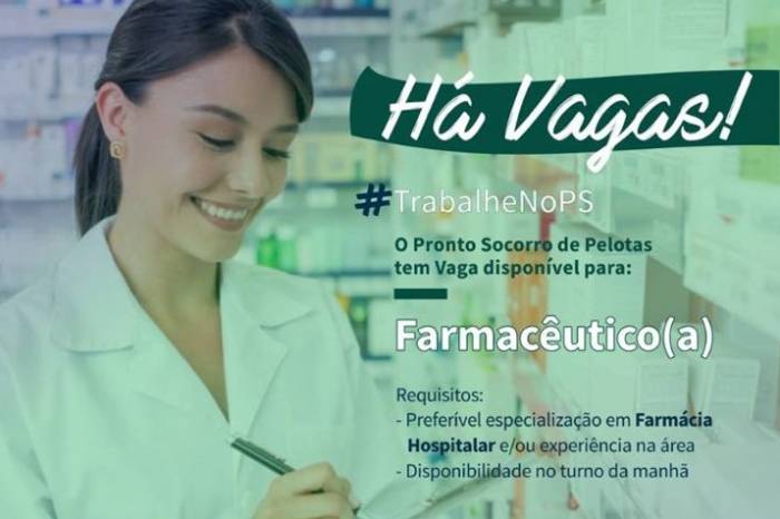 Currículos devem ser enviados por e-mail até dia 15/6