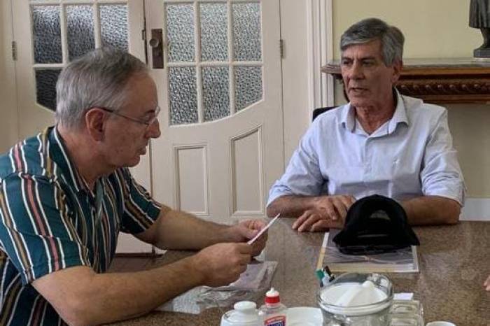 Prefeito recebe presidente do Jockey Club de Pelotas