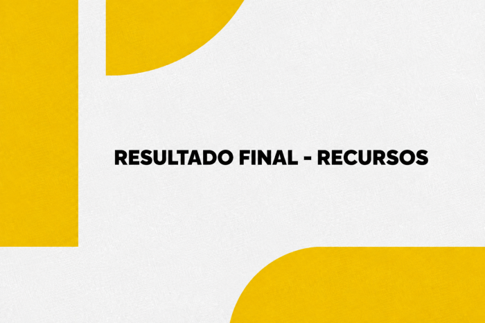 Candidatos já podem conferir o resultado final