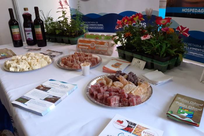 1ª Mostra de Turismo Rural de Pelotas proporciona degustação e divulgação a visitantes da Exposição