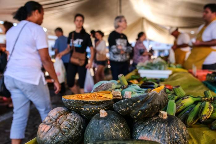 Agricultores vendem produtos orgânicos em cinco pontos da cidade