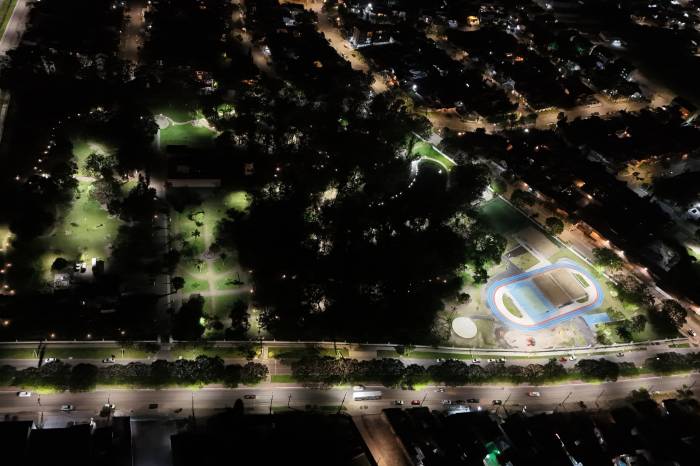 Parque da Baronesa ganha nova iluminação