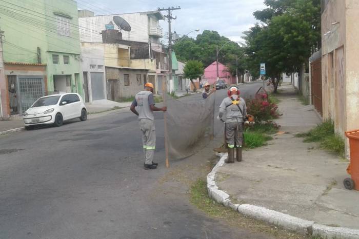 Equipes atuam nas ações de  raspação, roçado, drenagem, jardinagem e patrolamento