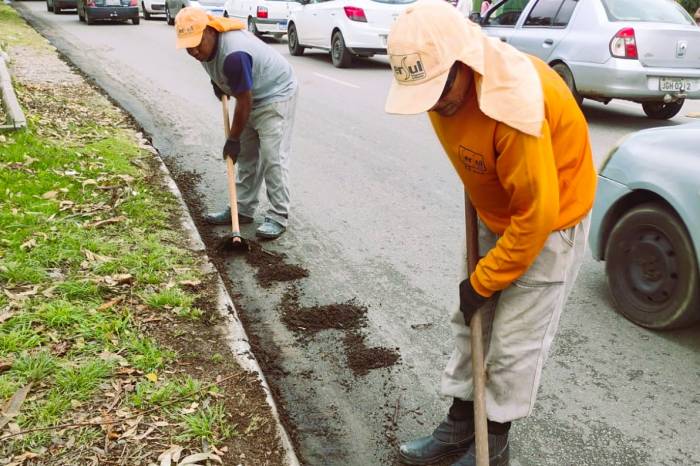 Ações organizadas pela Secretaria de Serviços Urbanos e Infraestrutura (Ssui) ocorrem em diversas regiões da cidade