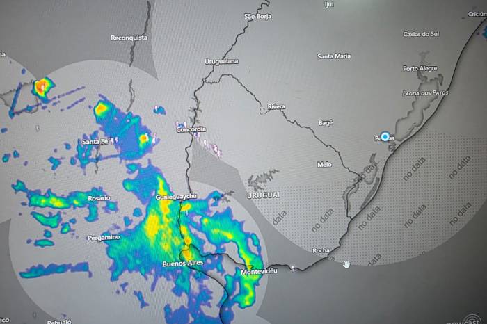 Defesa Civil alerta para possibilidade de tempestade nesta madrugada