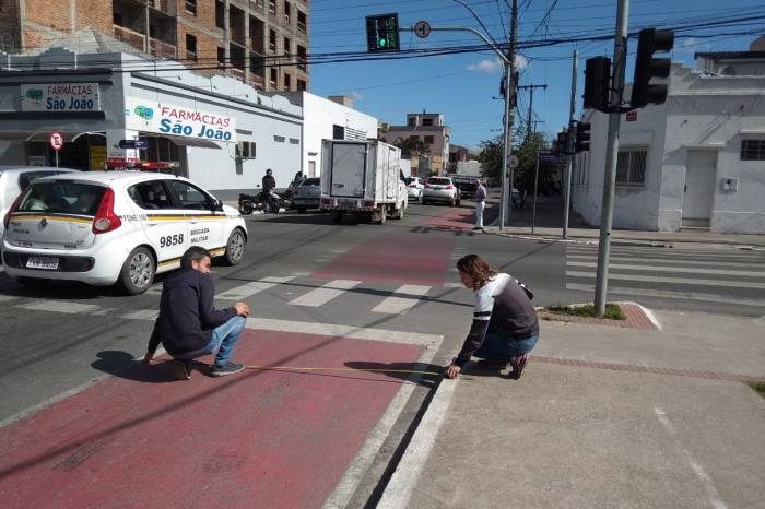 Arquitetos da Prefeitura analisaram a pavimentação, sinalização, medidas e segurança das ciclovias e ciclofaixas do município