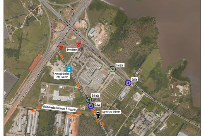 Confira onde haverá mão única e tráfego interrompido durante a Feira. Visitantes têm alternativa de usar ônibus