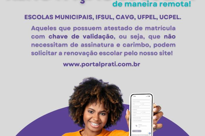 Município informa alternativa para facilitar o processo