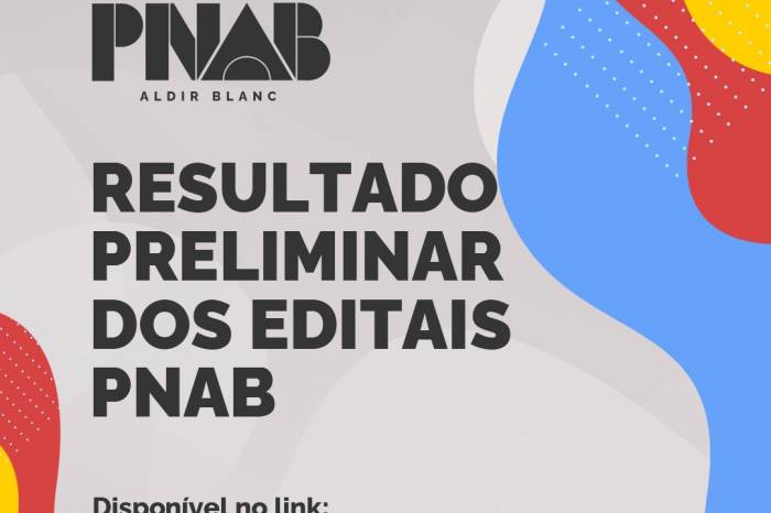 As listas completas da seleção preliminar da Política Nacional Aldir Blanc estão disponíveis no portal da Prefeitura. O prazo para recursos vai até quinta