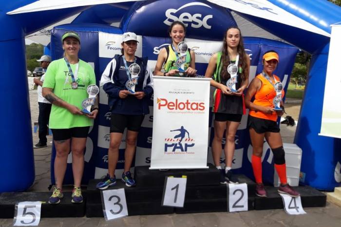 Mariana Terres é vinculada ao Projeto Atletismo Pelotas e se consagrou a campeã geral da competição