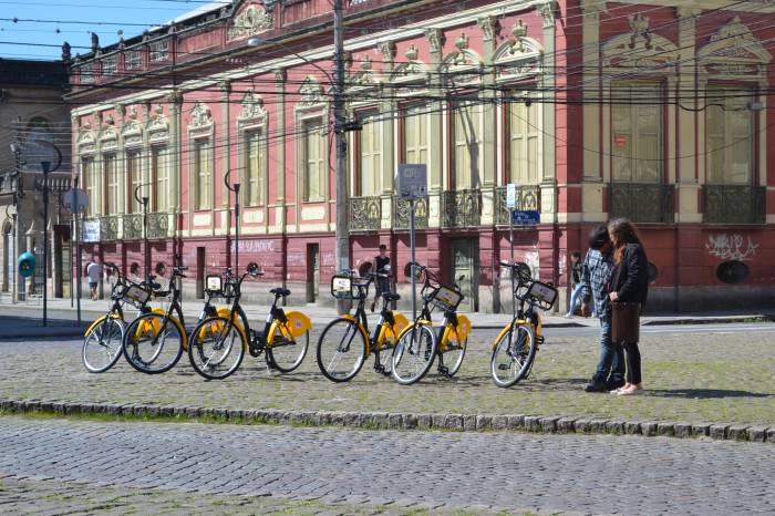 Desde 7 de outubro, cerca de 5,9 mil viagens foram realizadas pelo serviço de compartilhamento de bicicletas