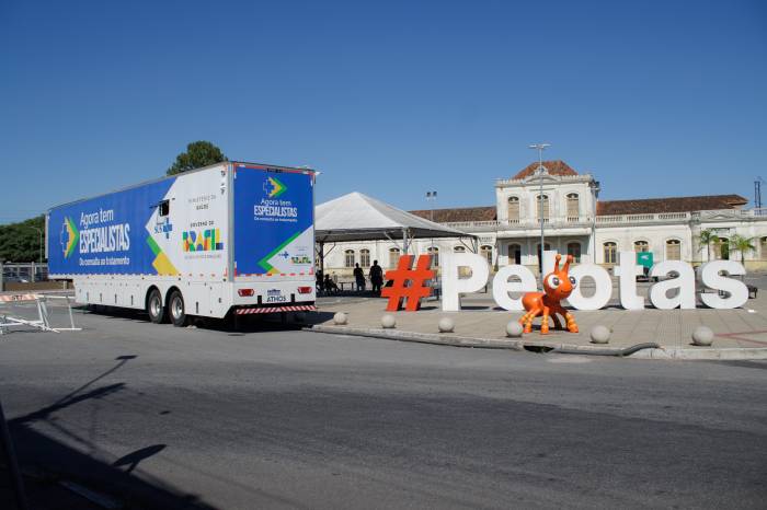 Carreta da Saúde deixa Pelotas após 105 dias e quase dois mil atendimentos