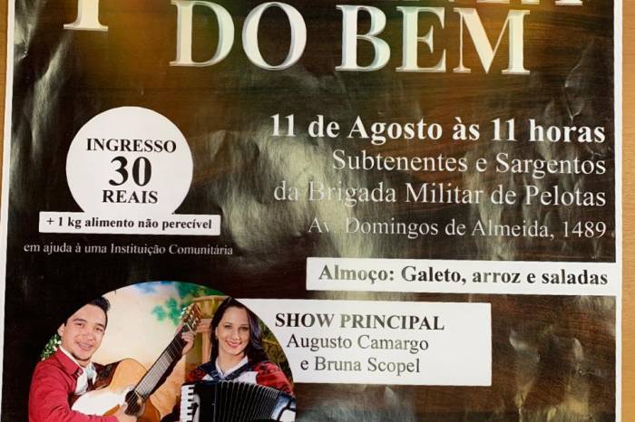 Bailanta do Bem, tradicionalista, vai arrecadar alimentos para instituições sociais