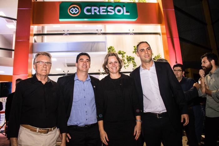 Paula deu boas-vindas à cooperativa de crédito solidário, que chega a Pelotas, na avenida Dom Joaquim