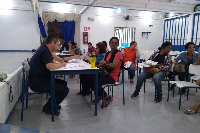 As chamadas dos moradores, quadra a quadra, será concluída na próxima semana