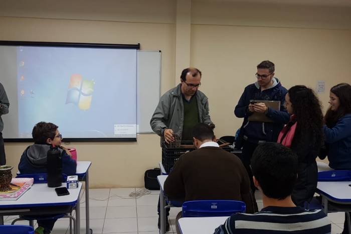 Atuação da Visa foi tema de aula para alunos do curso de Agroindústria do Instituto