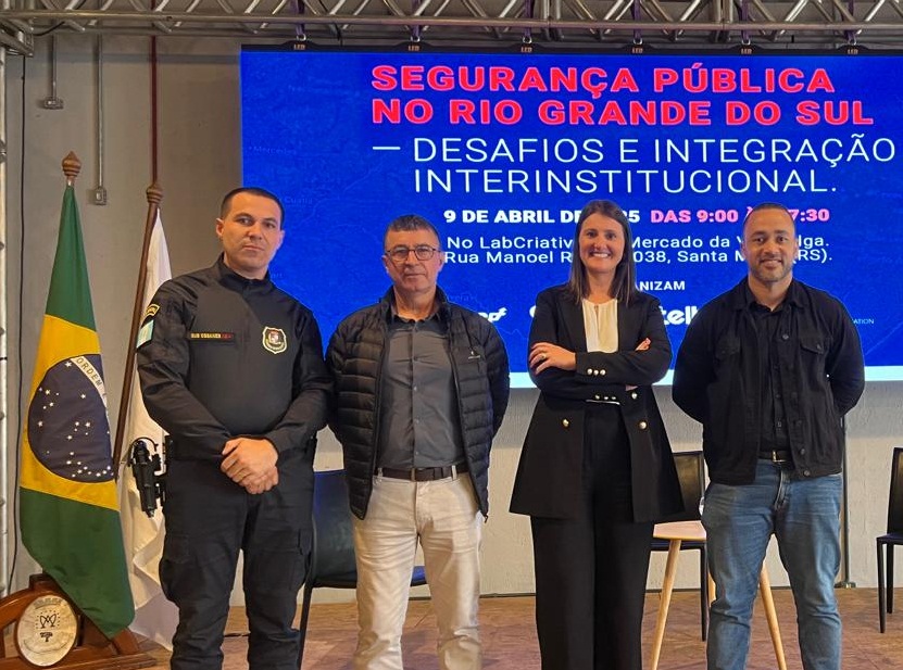 Evento reuniu autoridades da área de segurança de diversos município do Estado no município de Santa Maria