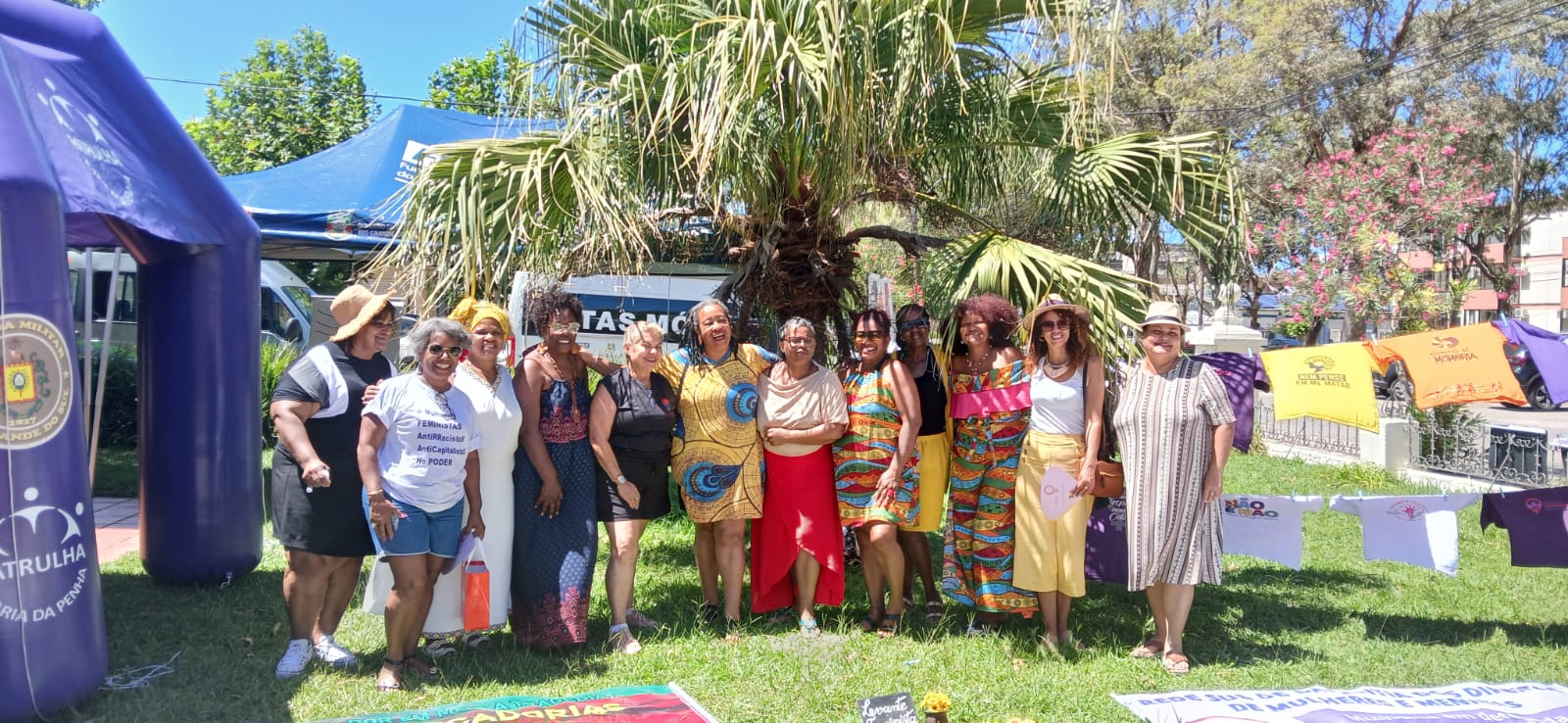 Evento “Mulher seus direitos não tiram férias” aconteceu nesta sexta-feira na Praia do Cassino.