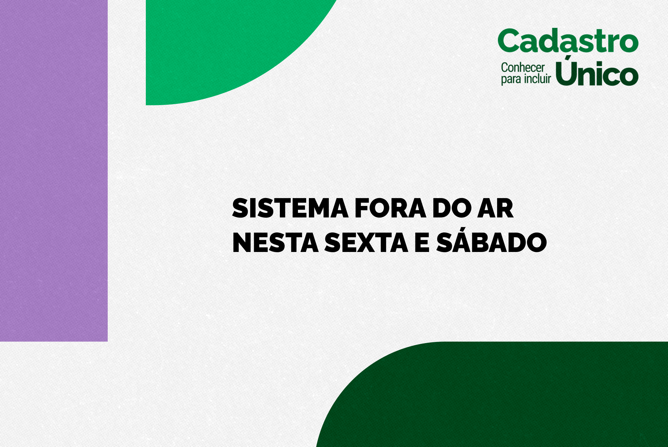 O sistema nacional fica indisponível uma vez por mês para extração de dados