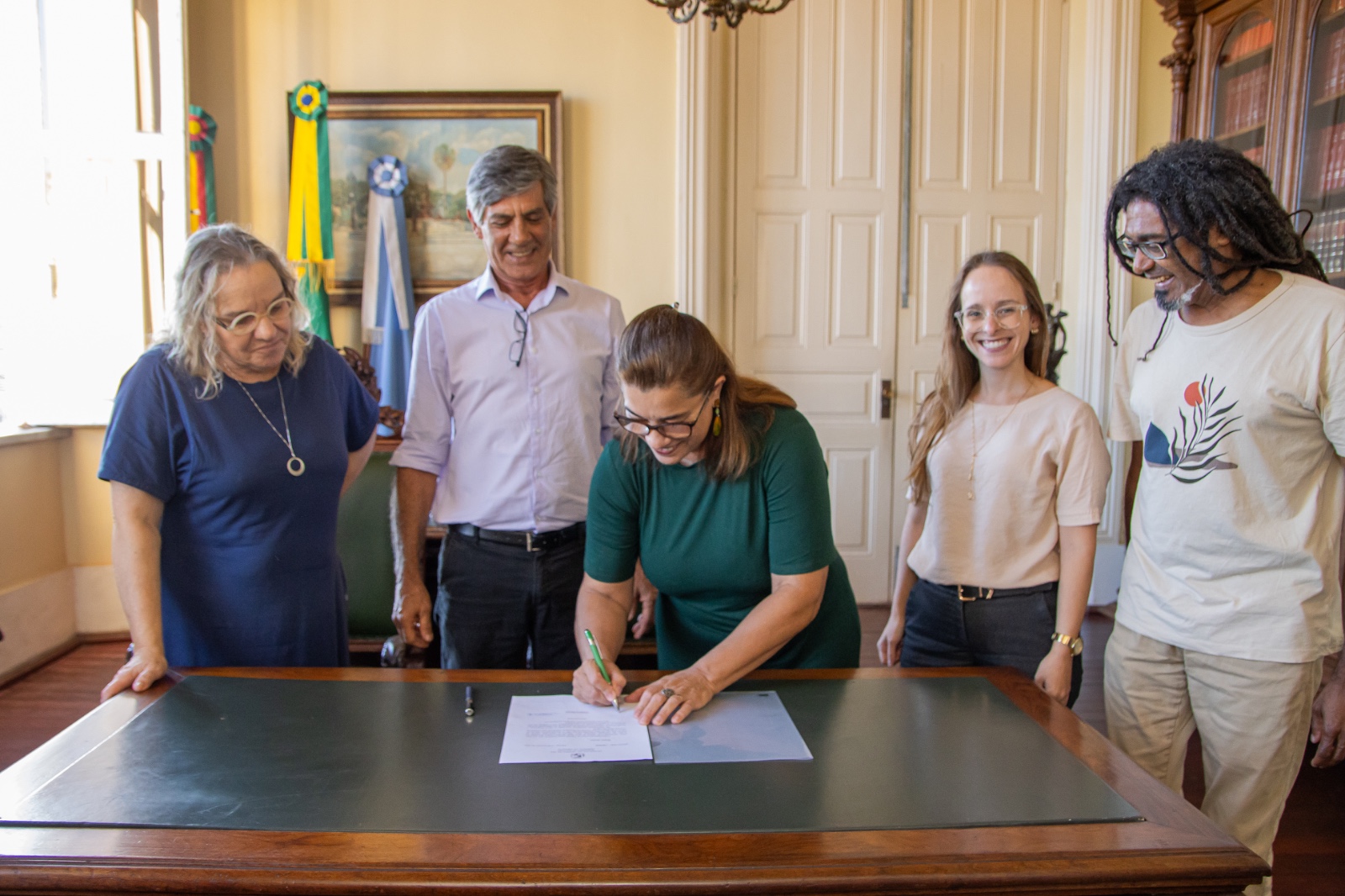 Marroni destacou a importante contribuição da Fundação Delfim Mendes Silveira na elaboração dos três editais que vão trazer mais de R$ 2 milhões aos artistas de Pelotas, pela Política Nacional Aldir Blanc