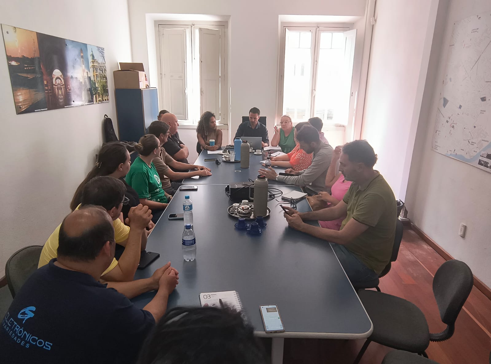 Em reunião com a Associação de Permissionários do Mercado Central, foram debatidas propostas para atividades de cultura, questões estruturais e estímulo ao turismo