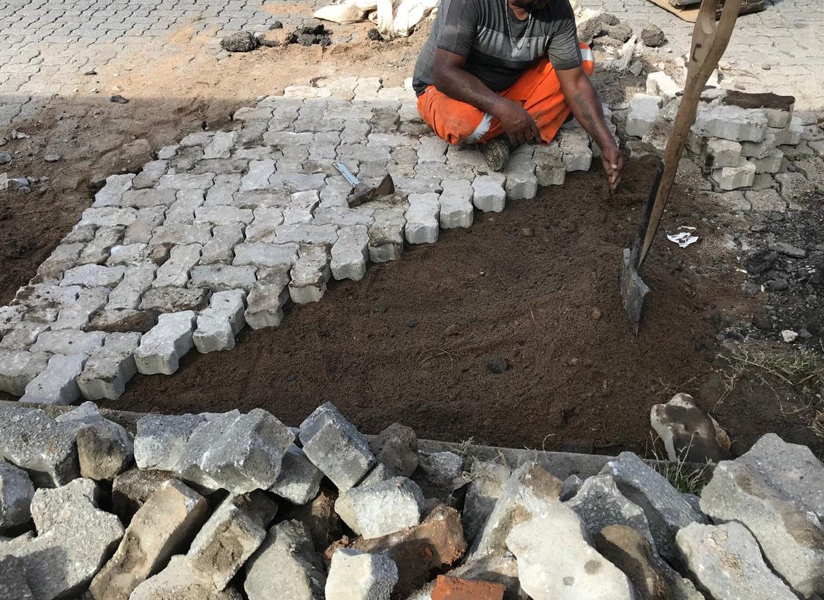Em janeiro a Secretaria de Obras e Pavimentação (Smop) recebia ajuda de cinco apenados; agora são 15