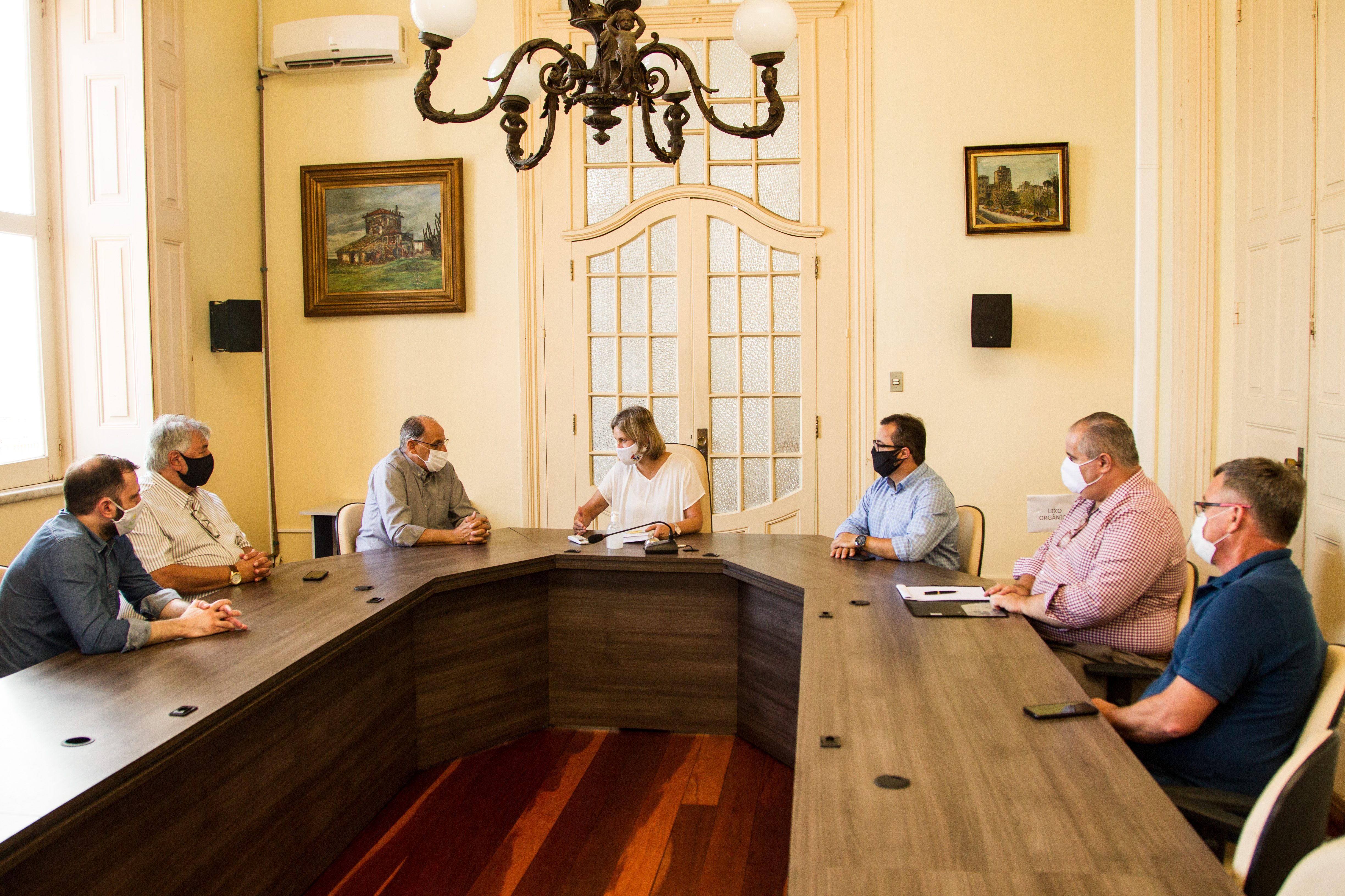 Integrantes da Federação das APAEs do Rio Grande do Sul falaram sobre projetos e agradeceram o apoio do executivo municipal