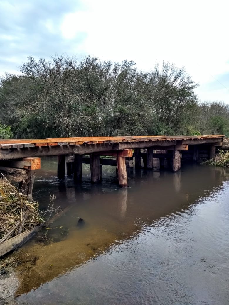 Triunfo, 4º distrito, recebe a nova estrutura sobre o leito do Arroio Grande, na estrada Colônia Cerrito