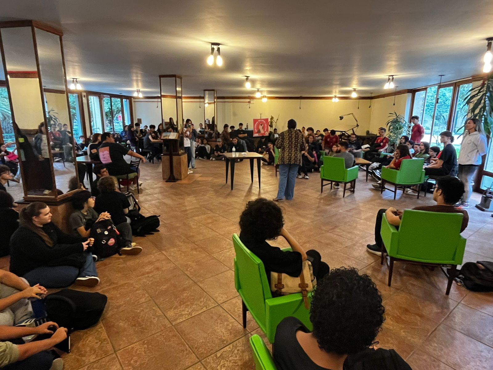 O evento aconteceu na manhã desta terça (7) marcando o Dia Nacional de Combate ao Bullying e à Violência na Escola