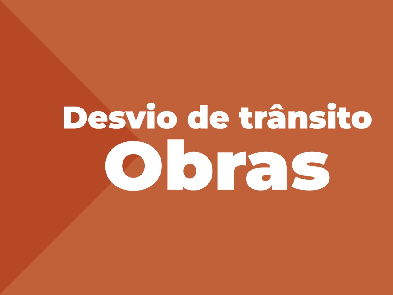 Intervenções são a partir de segunda-feira (4) e alteram rotina do trânsito