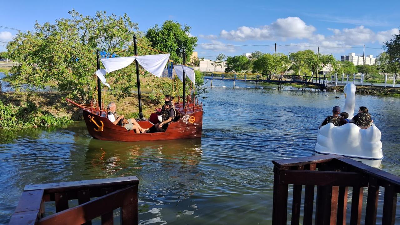 Chuvas não chegaram a afetar interesse de usuários na tradicional recreação