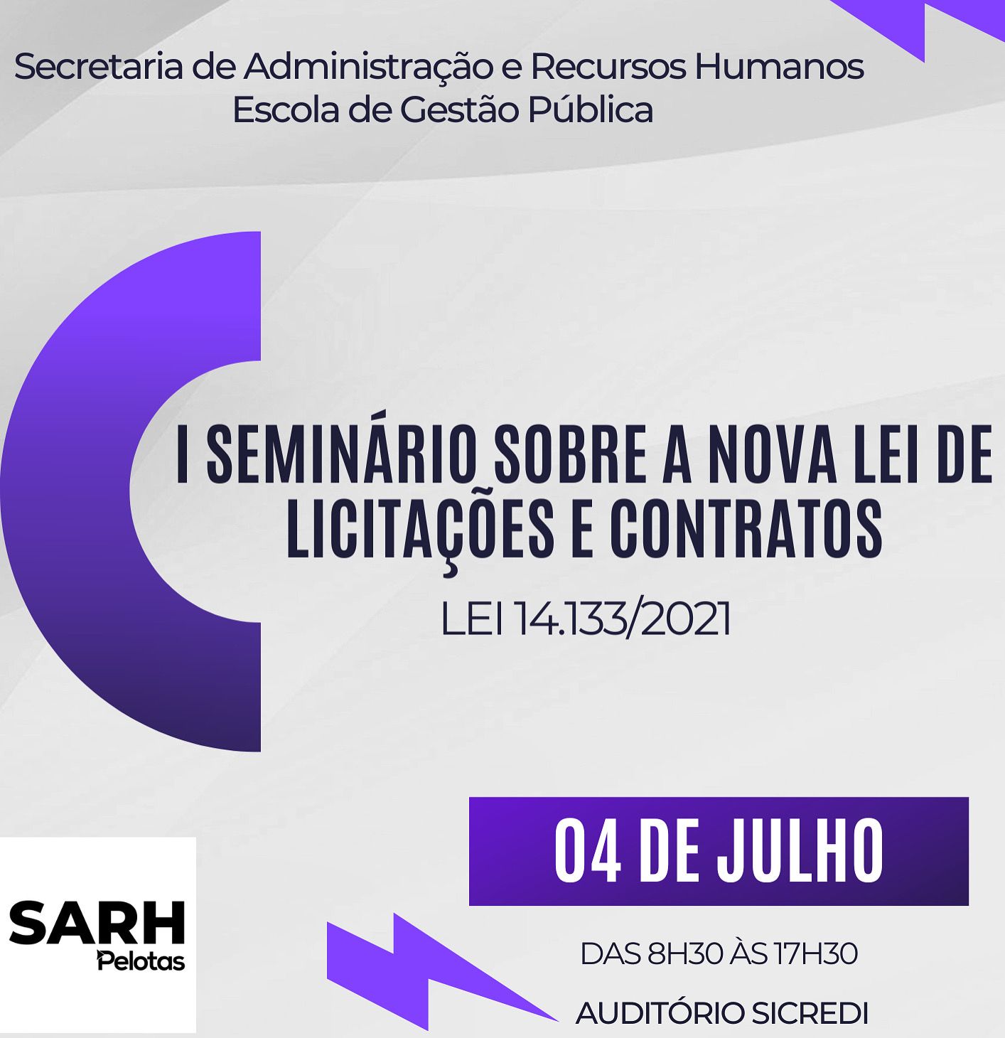 Atividade é direcionada a servidores da administração municipal e visa esclarecer as principais mudanças da nova legislação