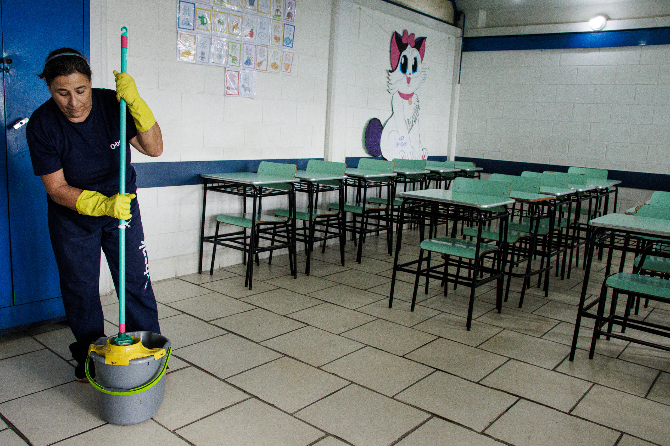 Estabelecimentos de ensino da rede municipal foram reabertos nesta segunda-feira (23) após três dias de higienização devido a surto de virose