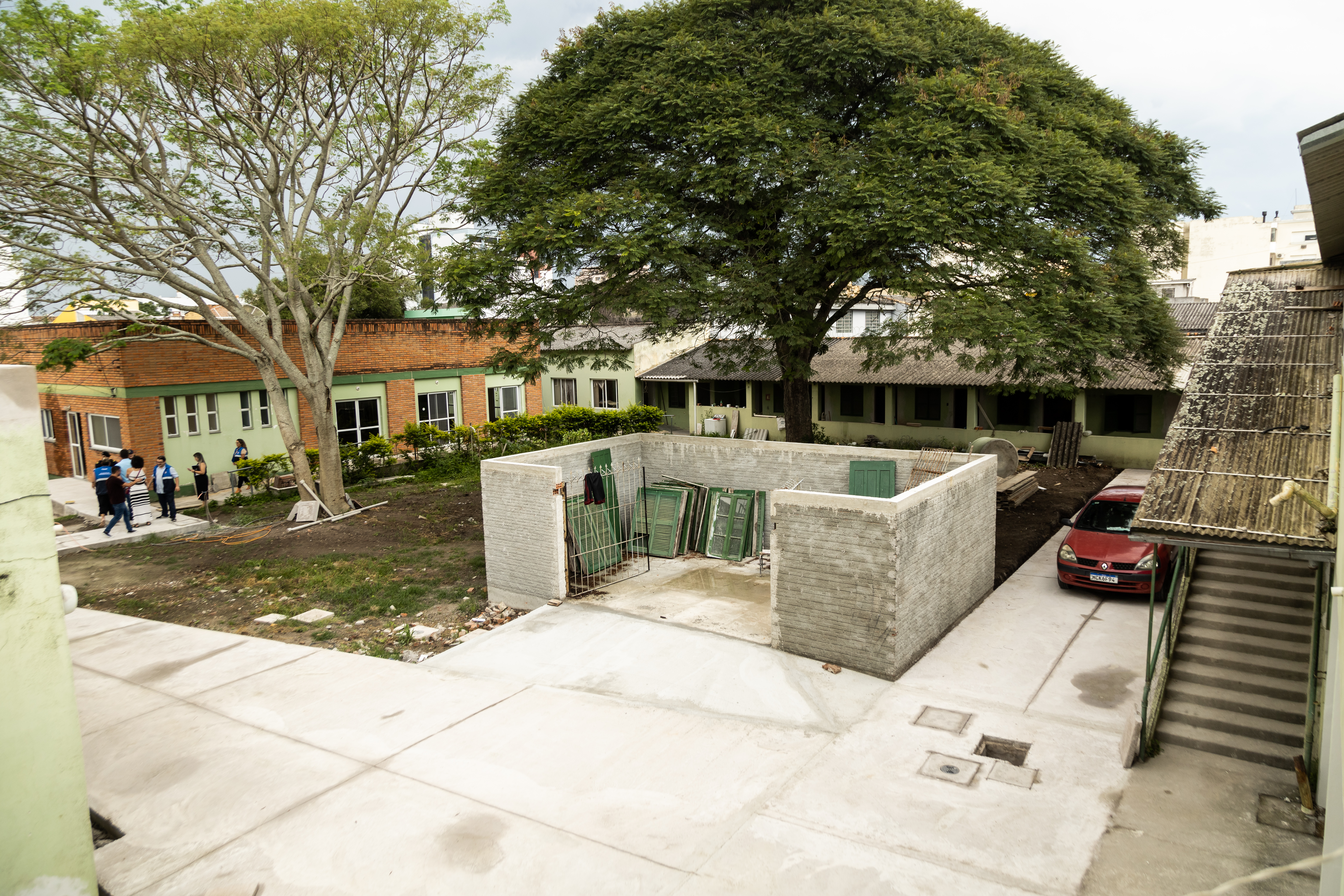 Durante a semana a prefeita vistoriou o local para conhecer a estrutura que abrigará além da Casa de Passagem, o Centro Pop e a República
