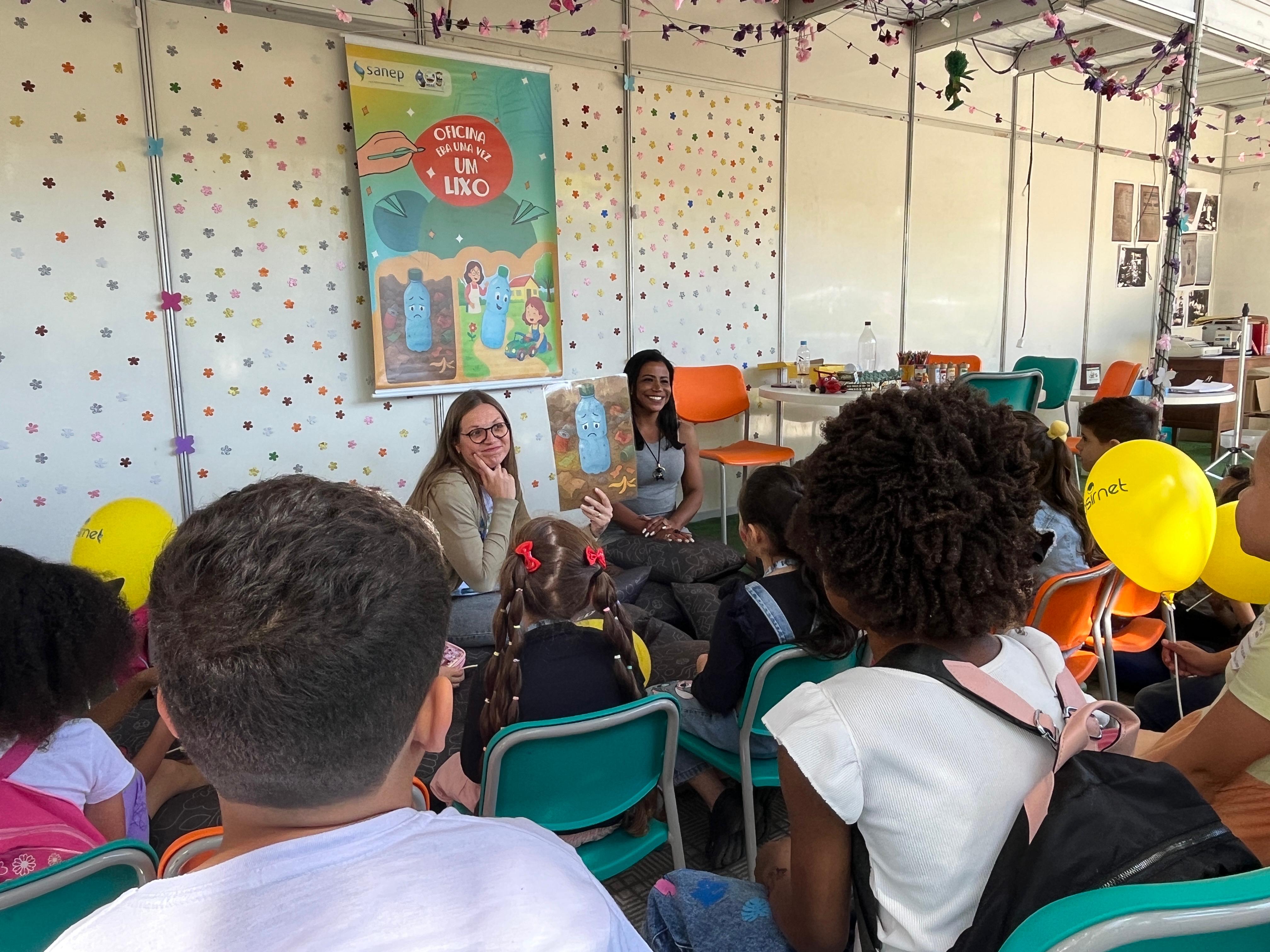 Oficina voltada à educação ambiental marca presença da autarquia no evento