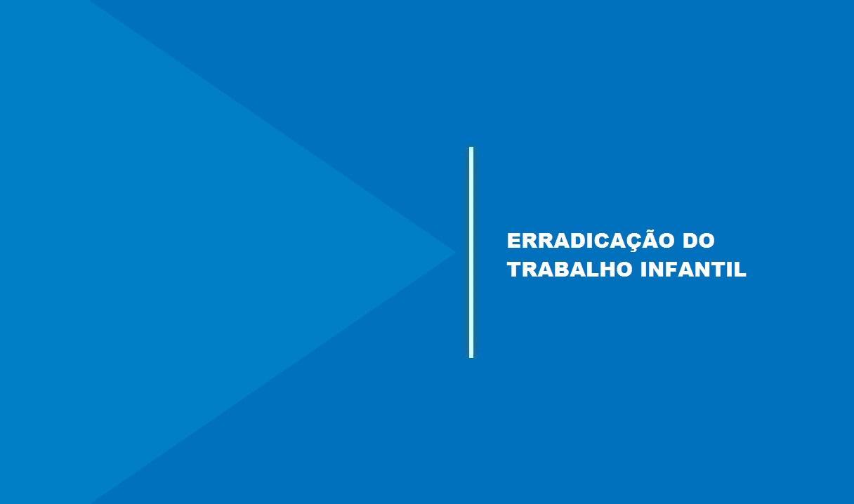Objetivo das ações é manter as crianças em locais seguros e longe do trabalho
