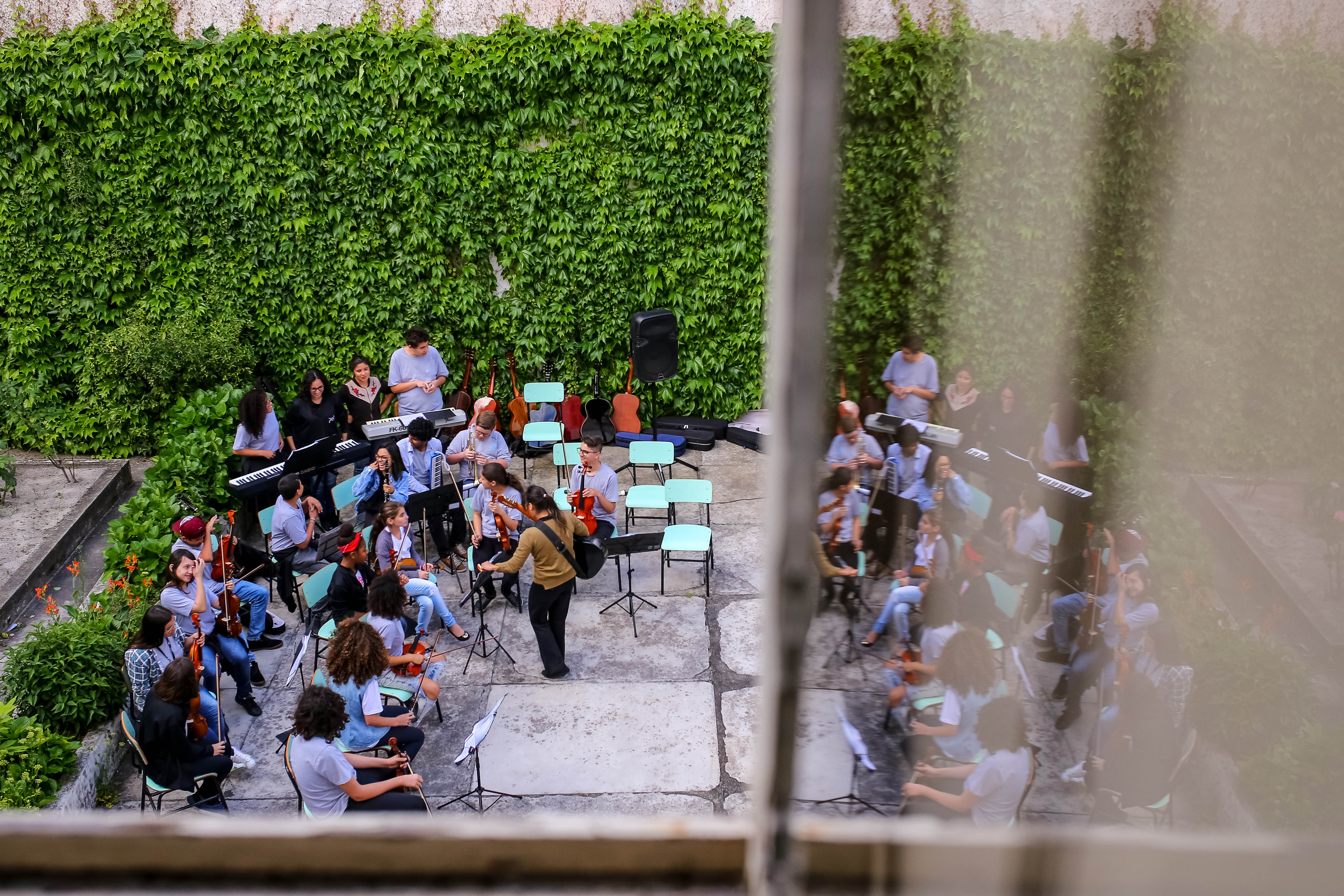 Abertura contou com apresentação da Orquestra Estudantil Municipal