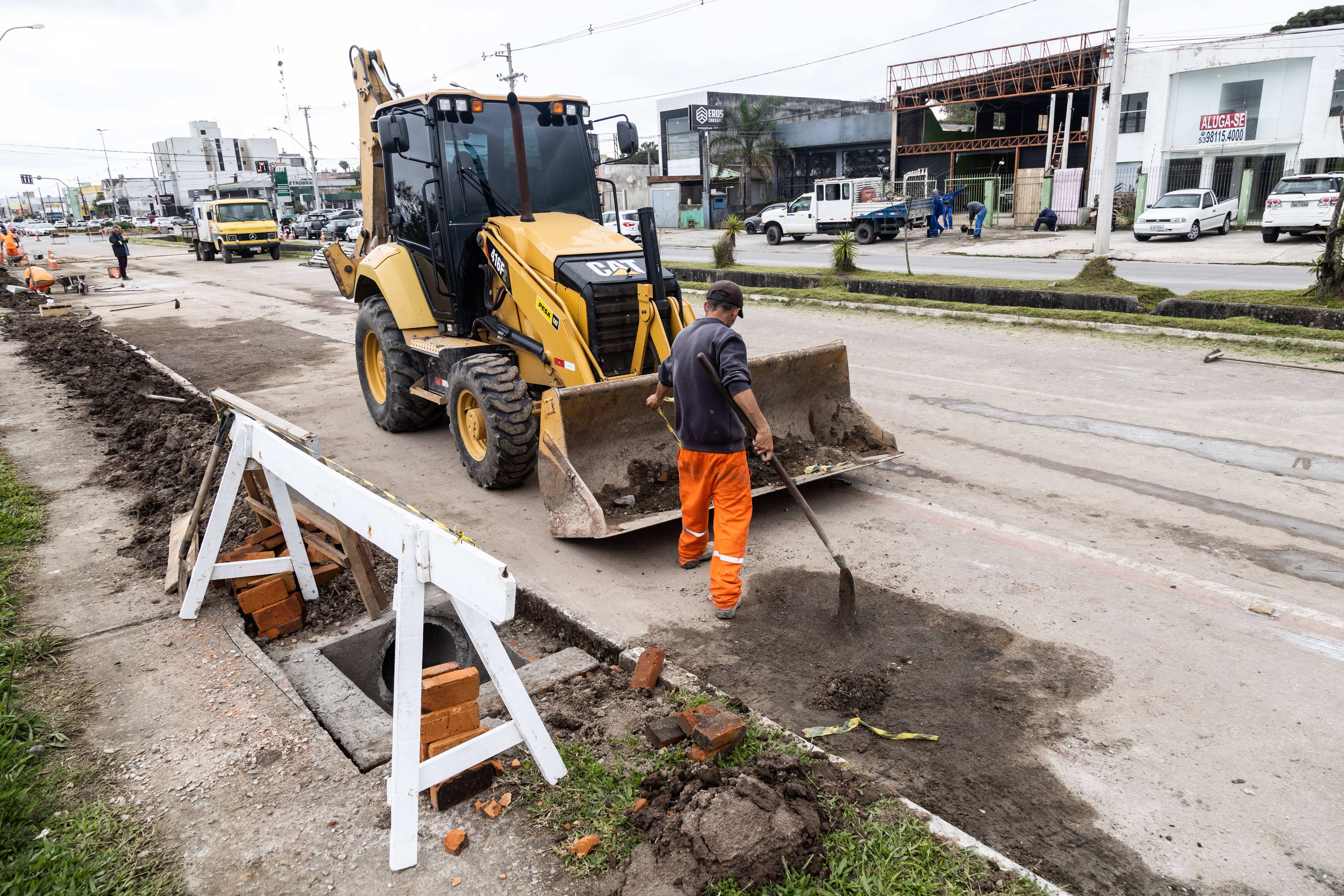 Obras são executadas com agilidade e travessias do primeiro lote já estão instaladas