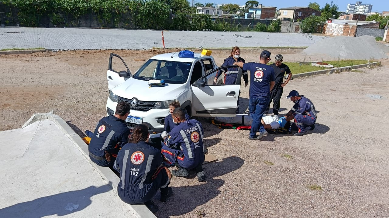 Os treinamentos visam o aprimoramento no resgate e tratamento de pacientes em estado grave na sala de estabilização