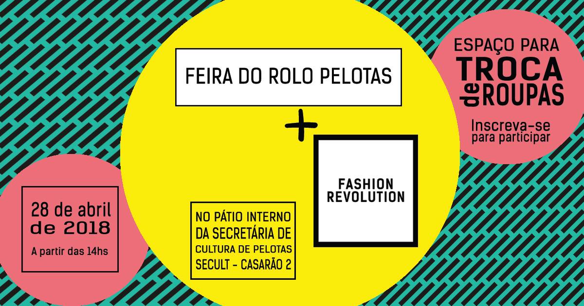 Espaço para troca de roupas, evento integra a Semana Fashion Revolution