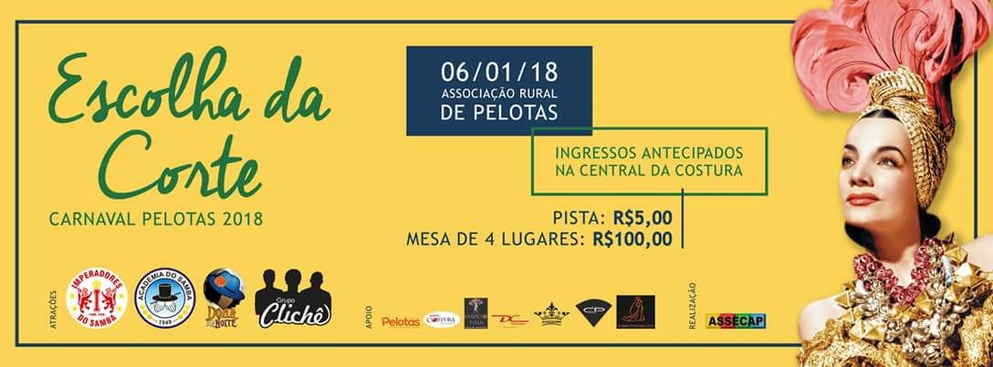 Evento será no dia 06 de janeiro na Associação Rural