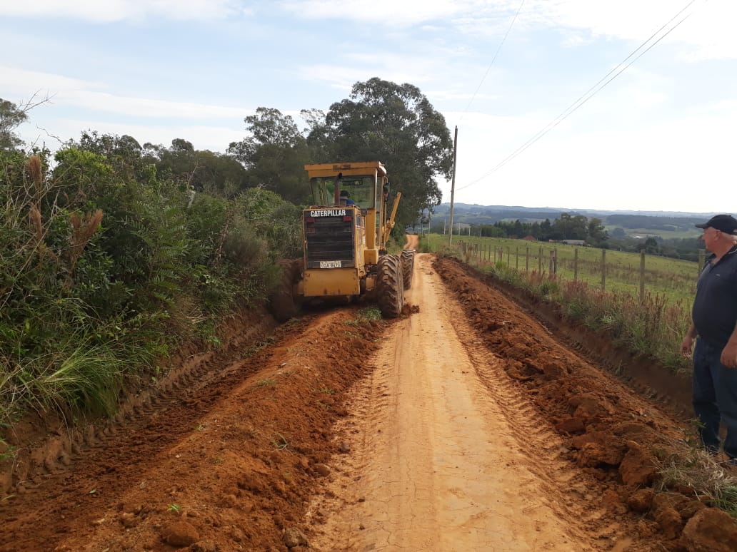 Nesta semana, cronograma prevê serviços em cinco distritos: Cerrito Alegre, Cascata, Rincão da Cruz, Triunfo e Santa Silvana