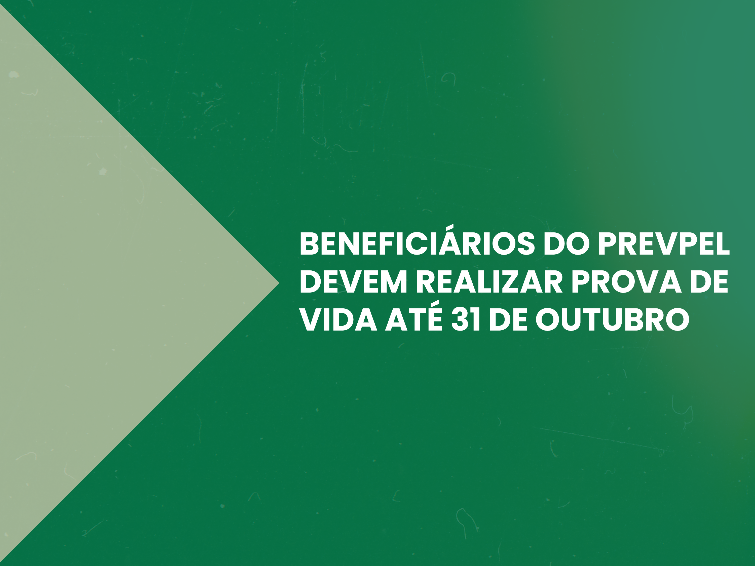 Prazo é até 31 de outubro, nas agências do Banrisul ou na sede do Prevpel