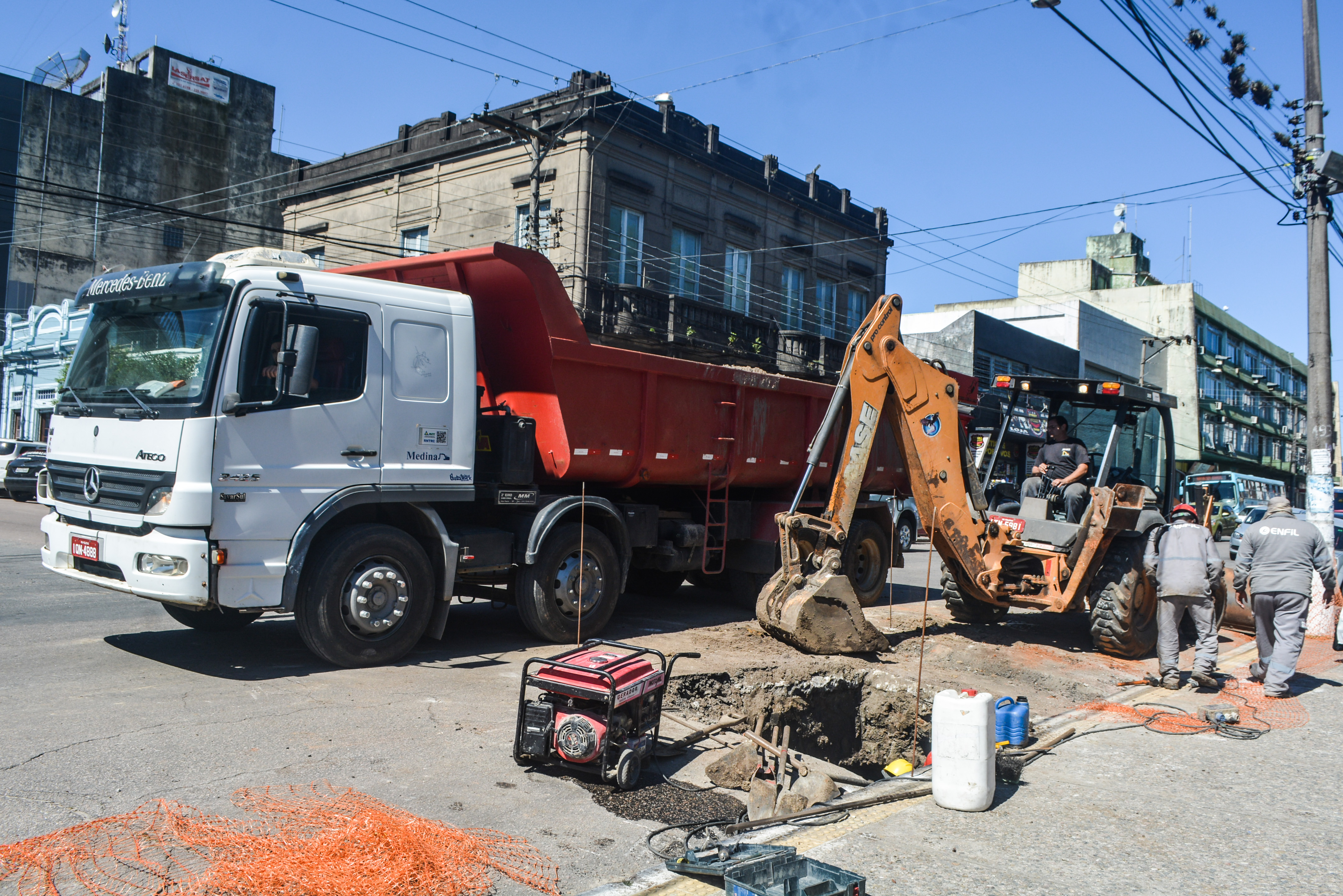 Interrupção começou nesta quarta-feira e segue até o fim de semana
